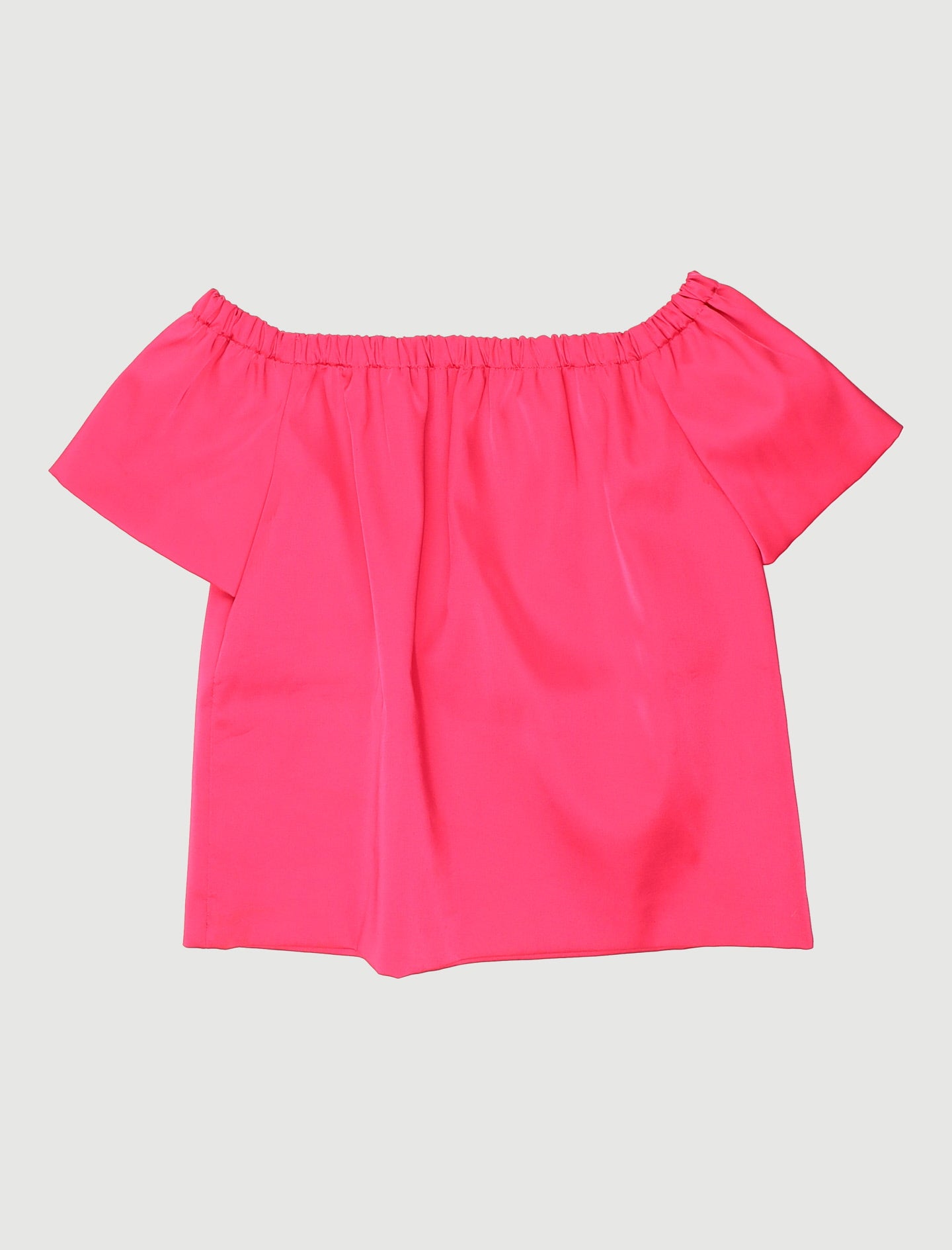 Top En Satin Aux Épaules Dénudées - Taille S/36