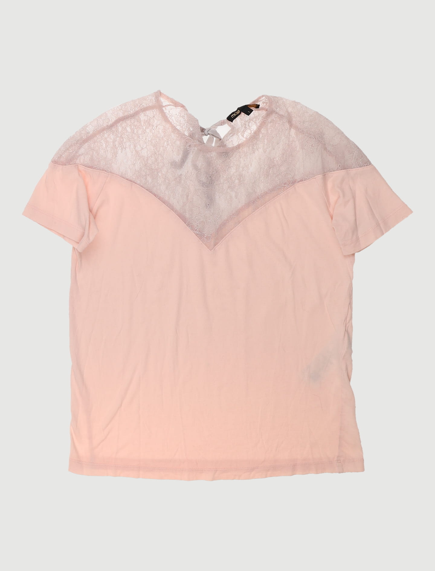 Top Bimatière Avec Dentelle - Taille S/36