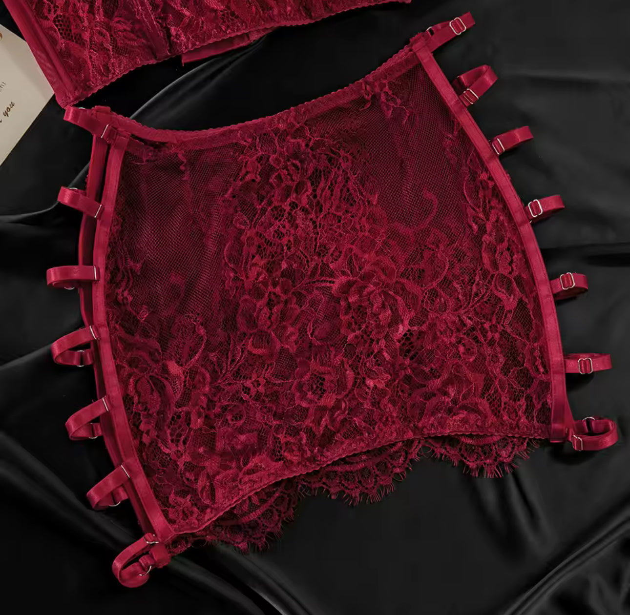 Ambre™ | Ensemble Lingerie Rouge Désir