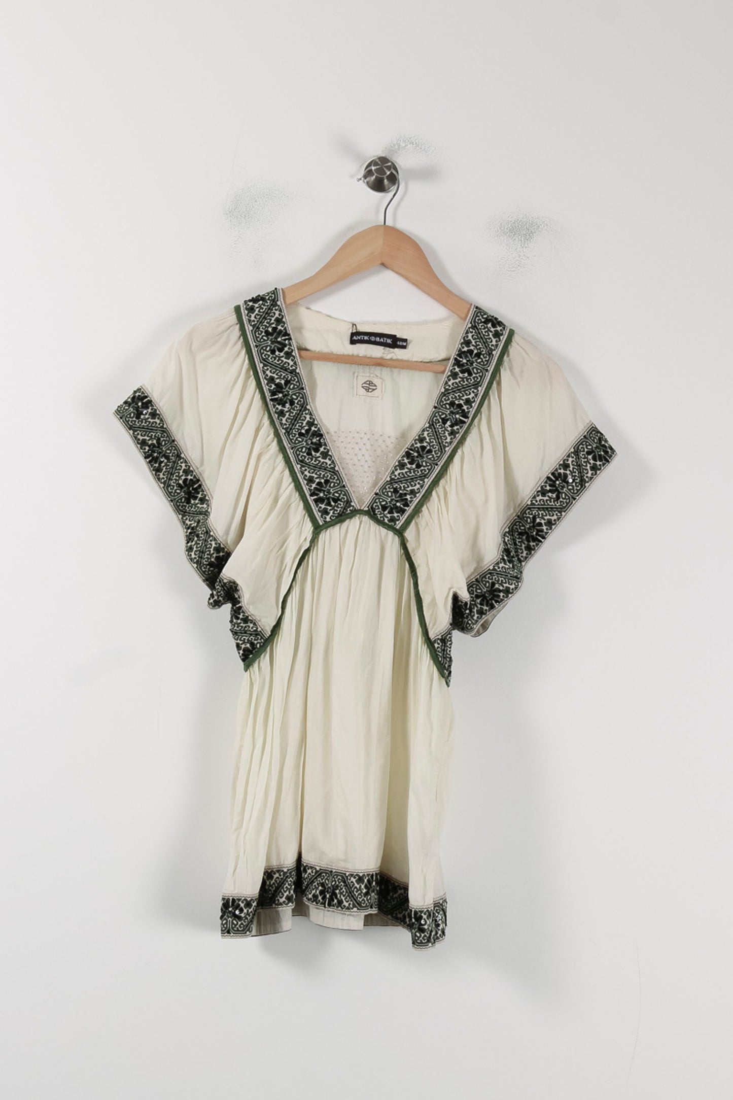 Blouse Blanche et Noire - Taille L/40