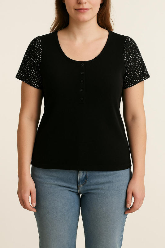 T-shirt noir - Taille L/40