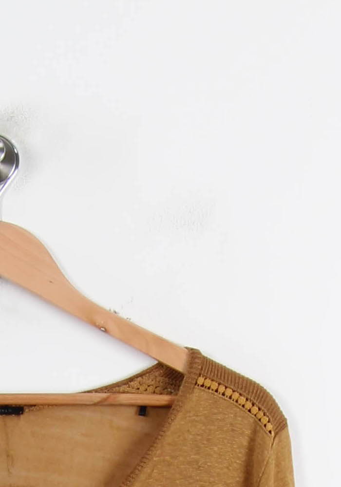 Tee-shirt À Manches Longues Or - Taille M/38