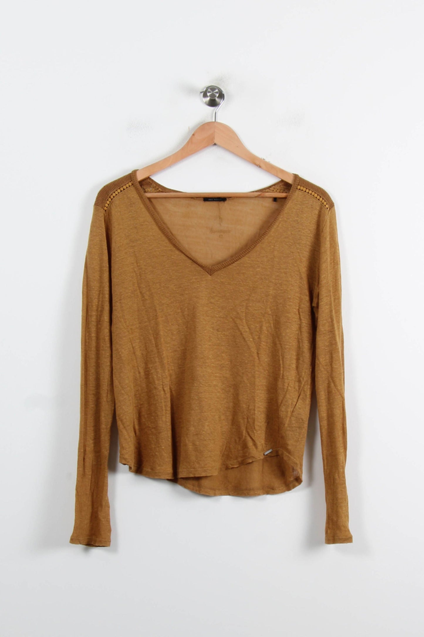 Tee-shirt À Manches Longues Or - Taille M/38