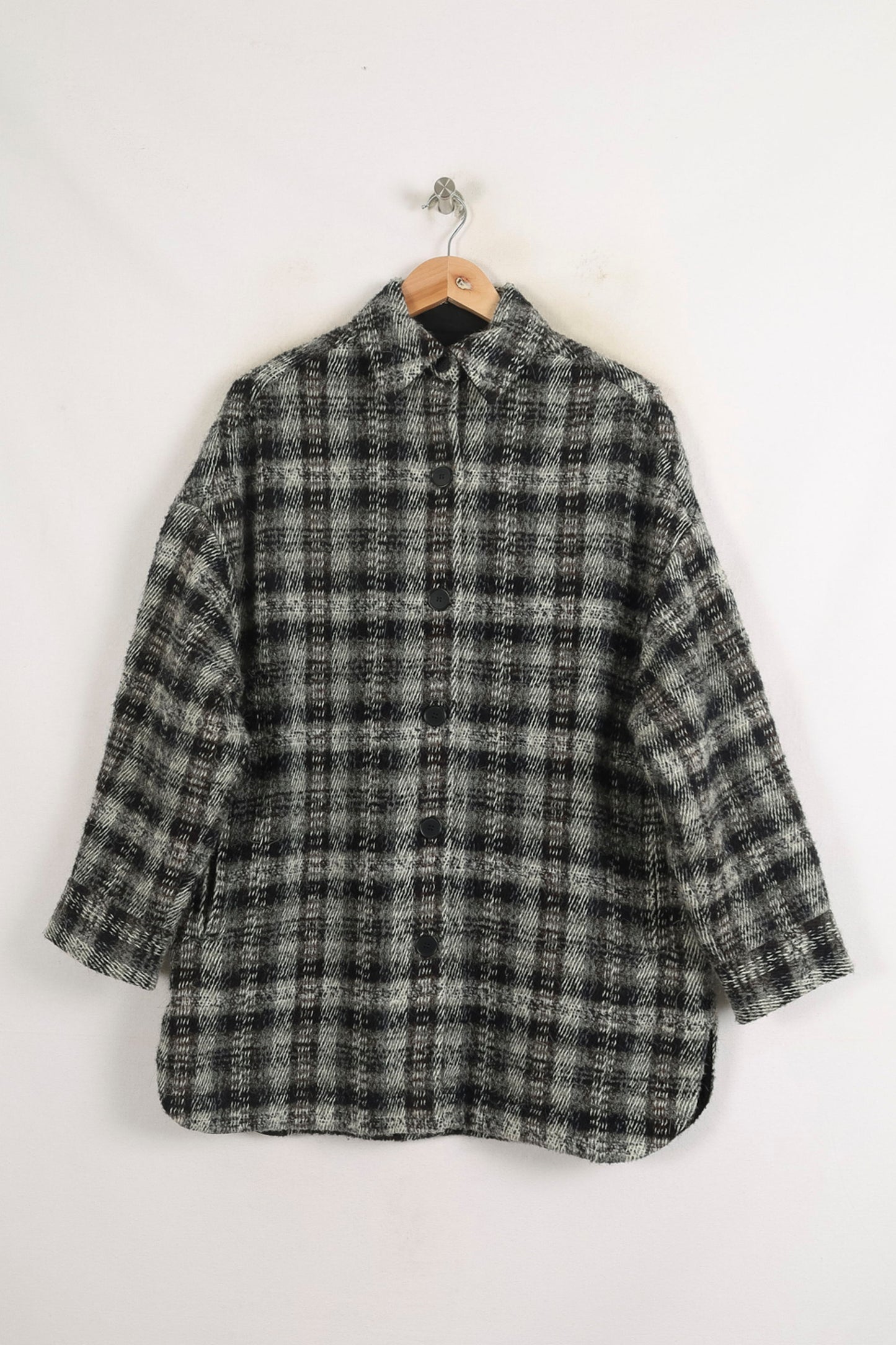 Surchemise Grise et Noire - Taille S/36