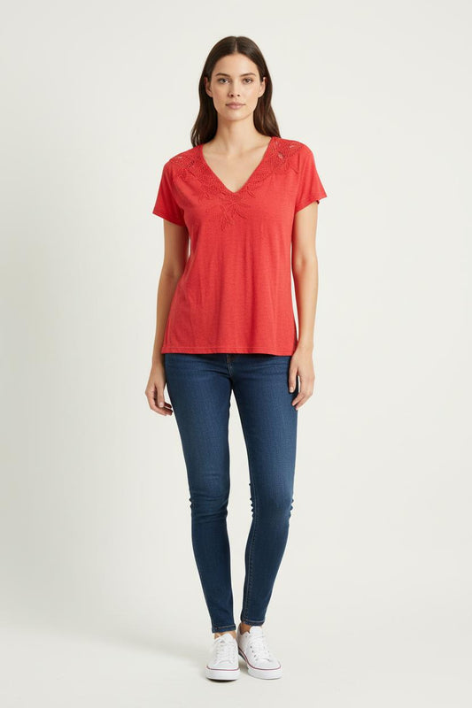 Tee-shirt Rouge - Taille L/40