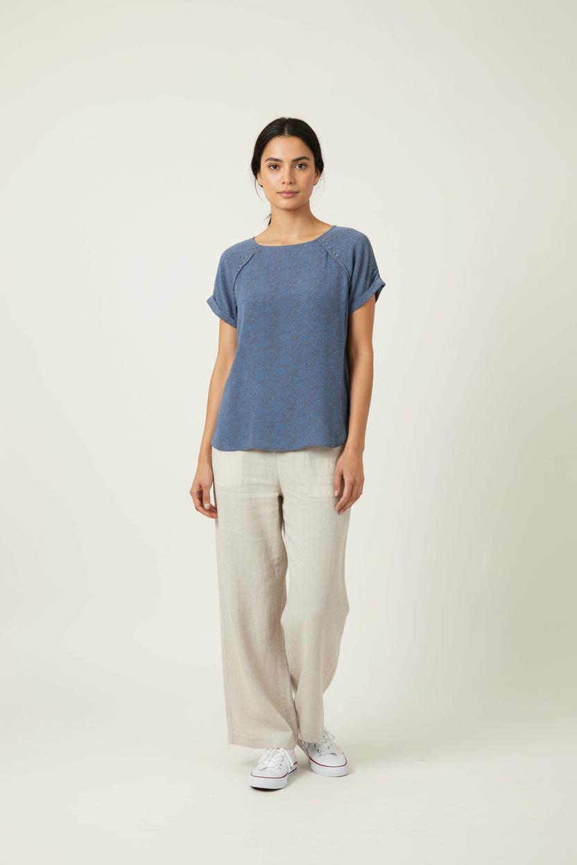 Blouse Bleue - Taille S/36