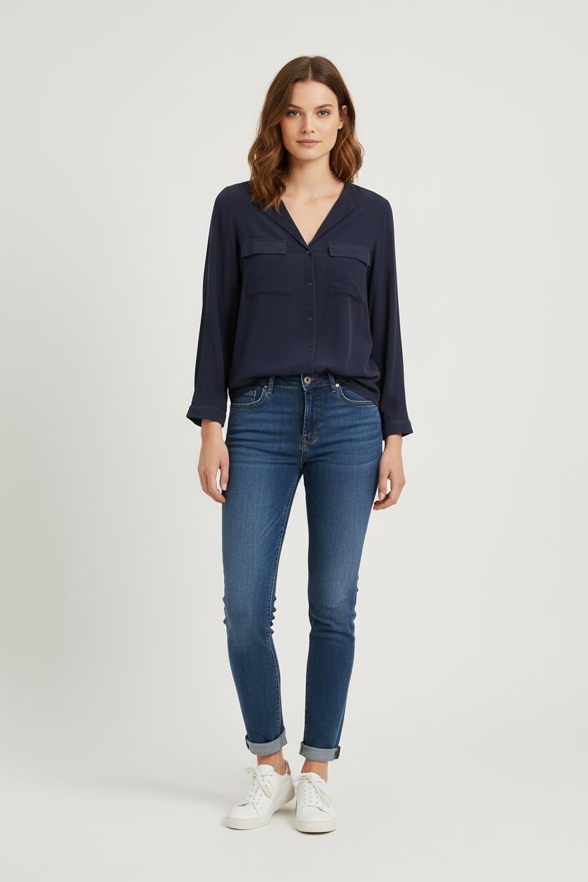 Chemise Bleue - Taille XS/34