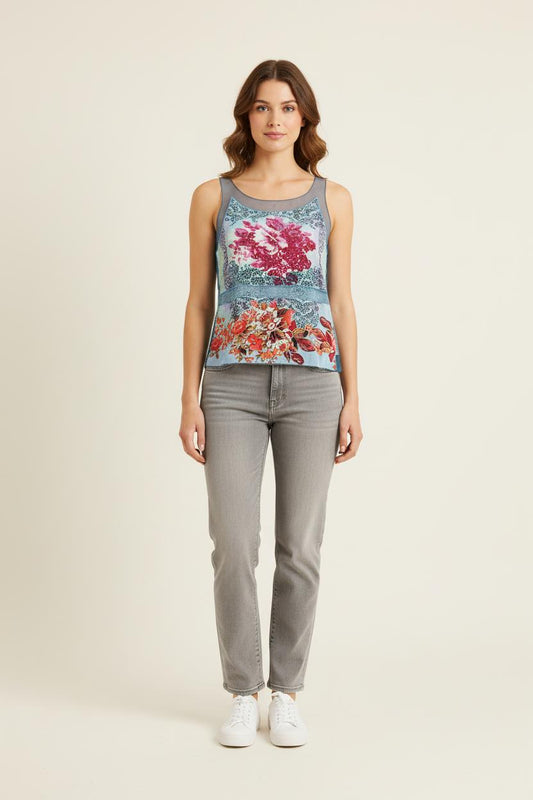 Débardeur Multicolore - Taille M/38