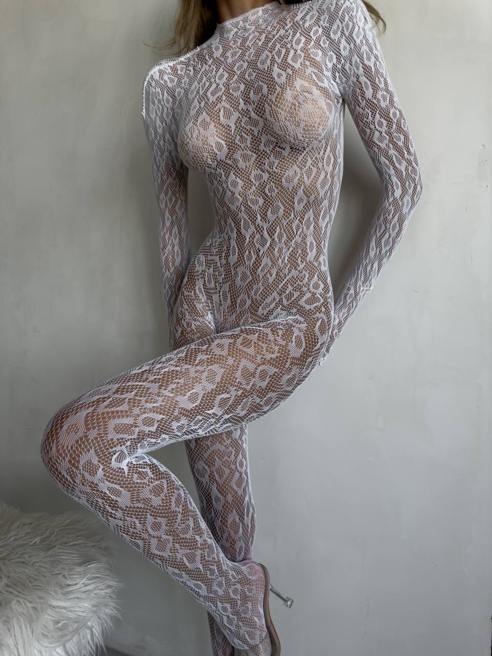 Chloé™ | Bodystocking et Dentelle Sensuelle 