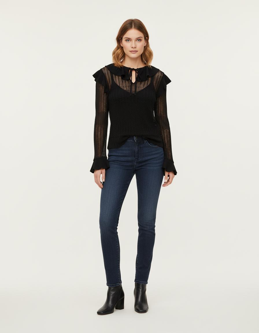 Top En Maille Ajourée - Taille S/36