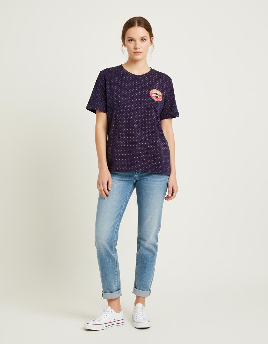 Tee-Shirt Brodé Mardi - Taille M/38