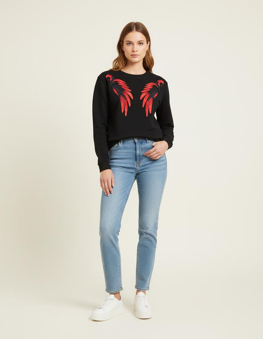 Sweat Esprit Néoprène Brodé - Taille S/36