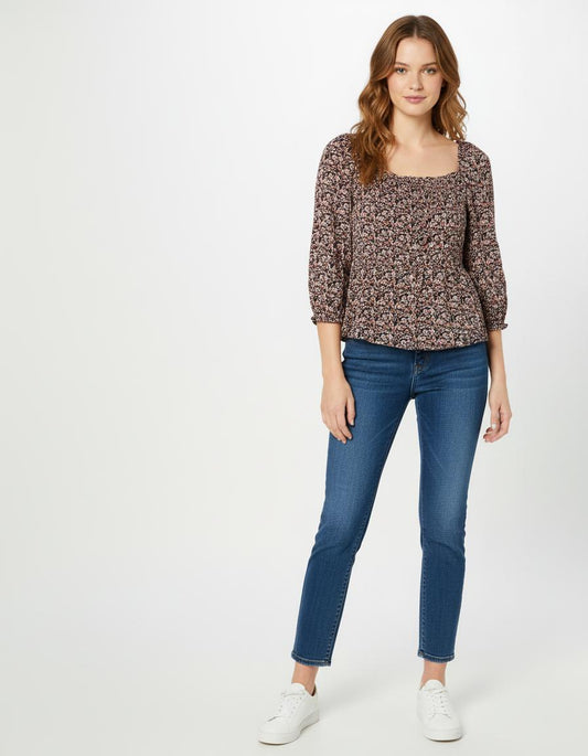 Top À Manches Longues Imprimé - Taille L/40