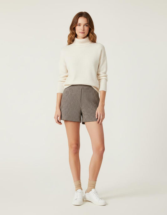 Court À Carreaux - Taille S/36