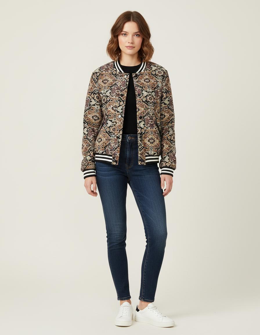 Blouson et Jacquardâ - Taille M/38