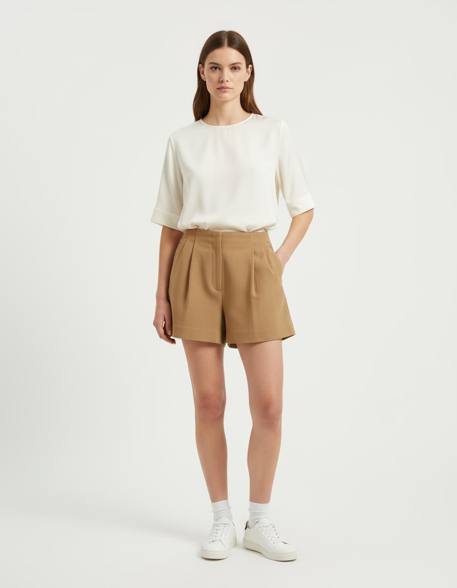 Short Et Coton Mélangé - Taille S/36