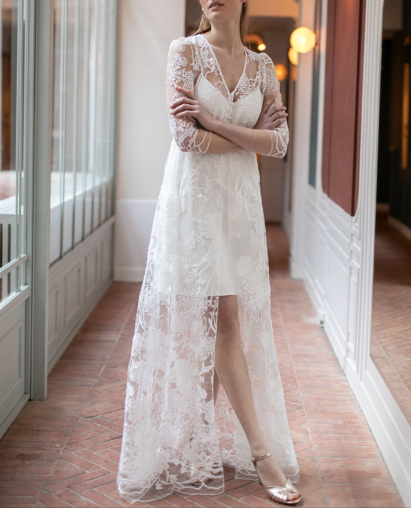 Robe Longue Blanche - Taille S/36