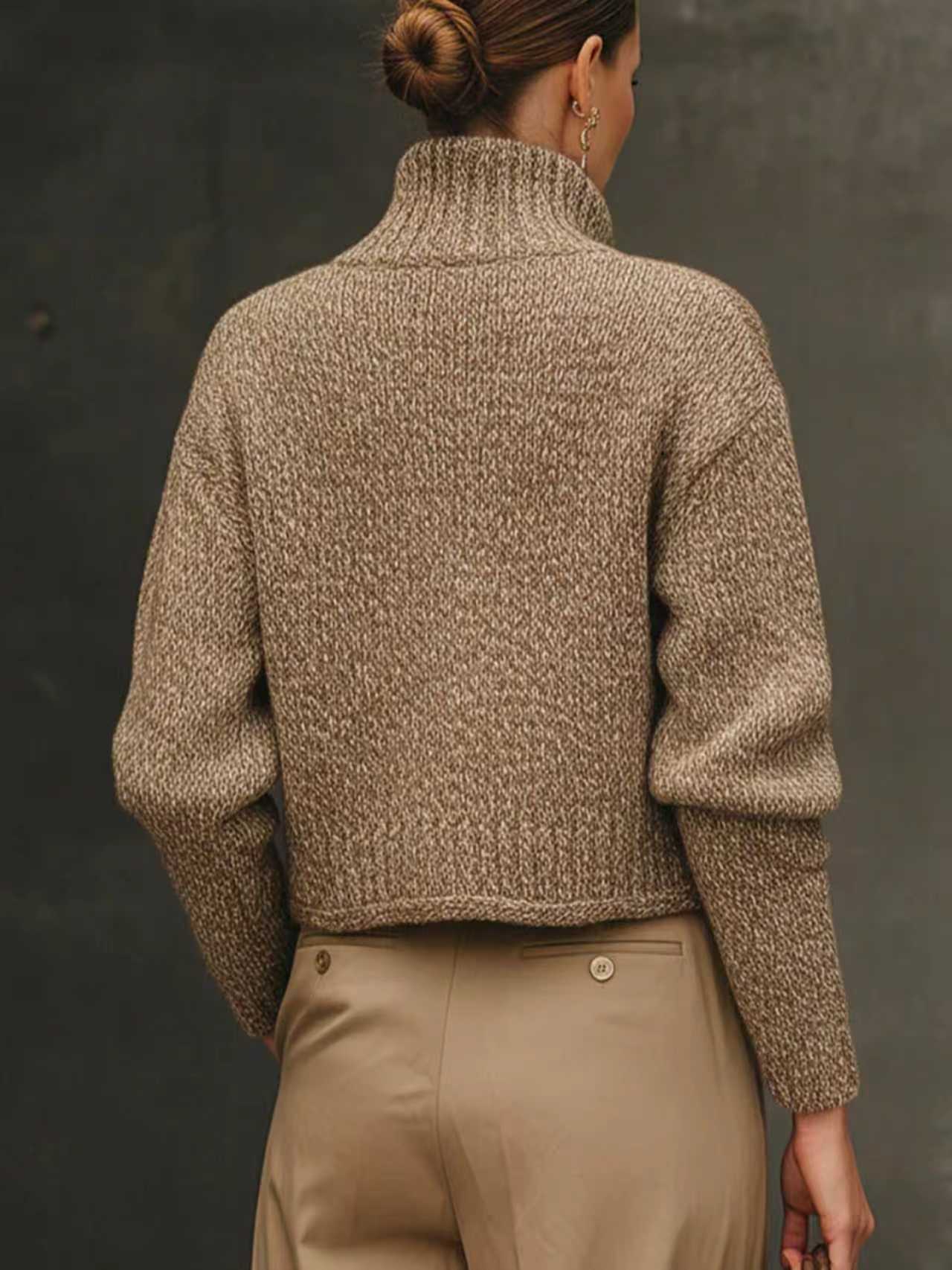 Carmelle | Veste Tailleur et Laine Mélangée