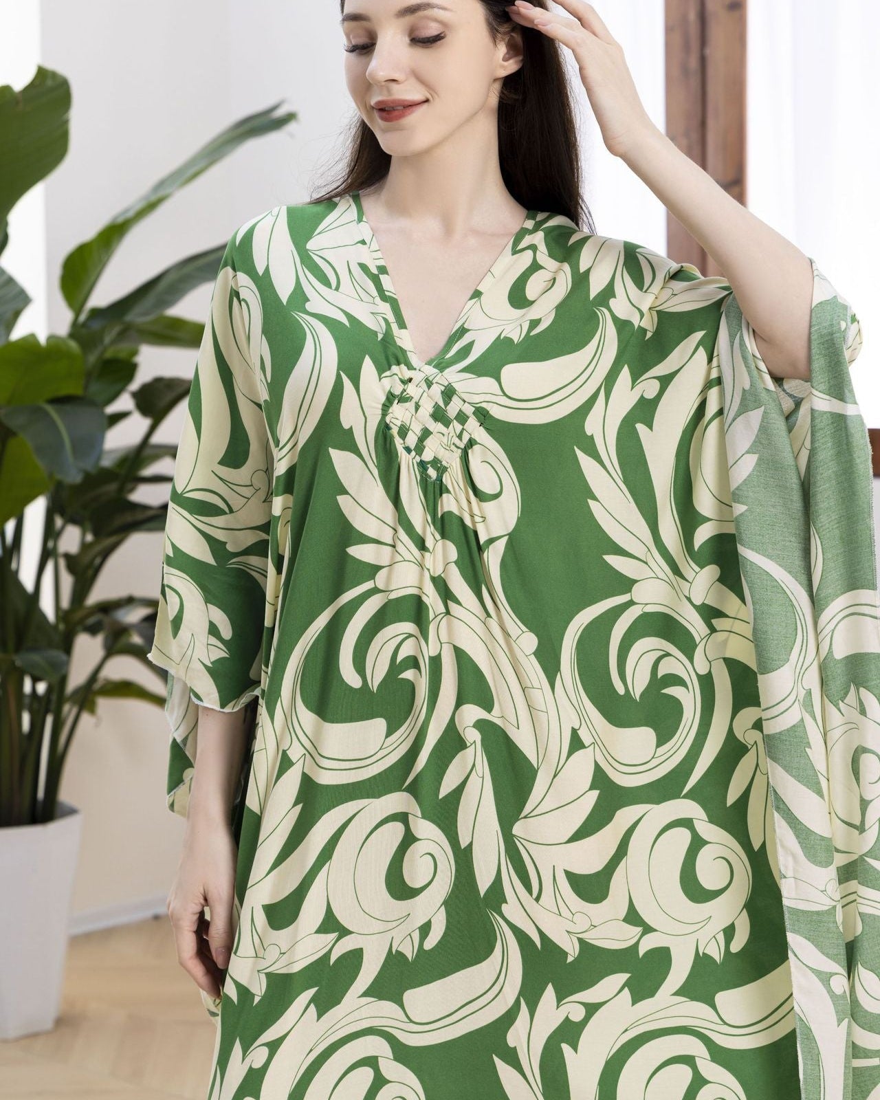 Maïa™ | Robe Maxi Avec Décolleté et V