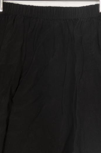 Mini-jupe noire à fronce