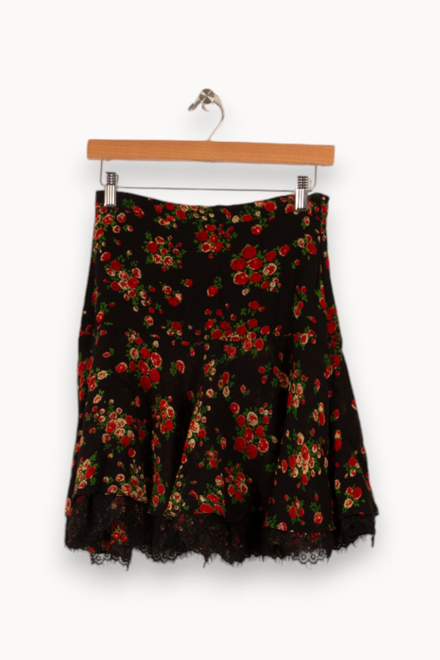 Jupe Noire et Rouge - Taille S/36