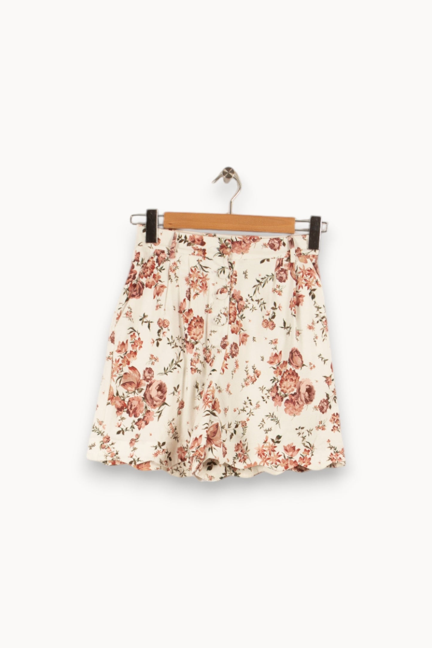 Short Blanc et Rose - Taille S/36