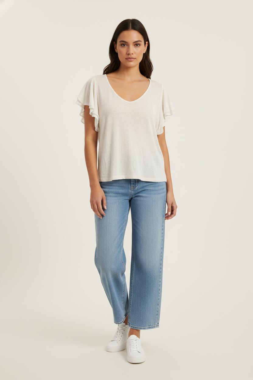 T-shirt blanc - Taille M/38