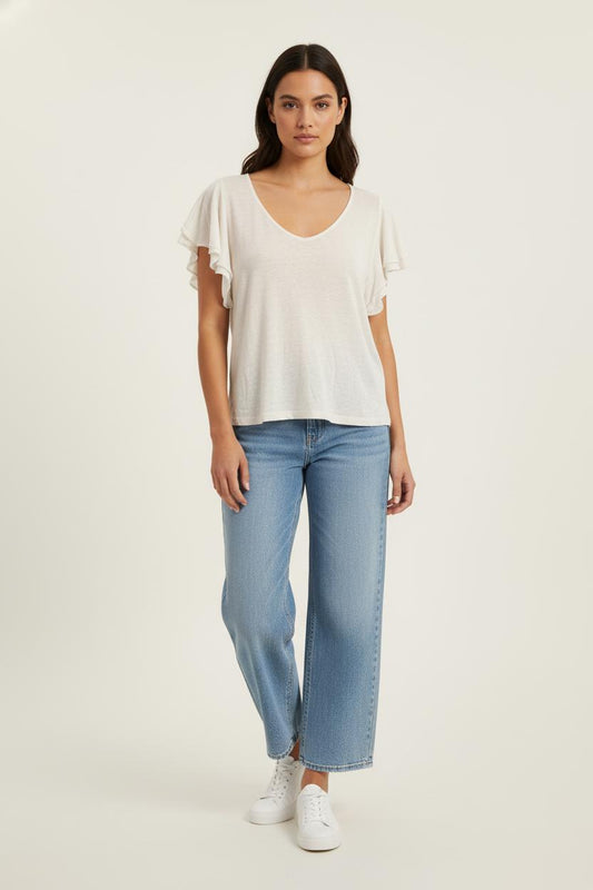 T-shirt blanc - Taille M/38