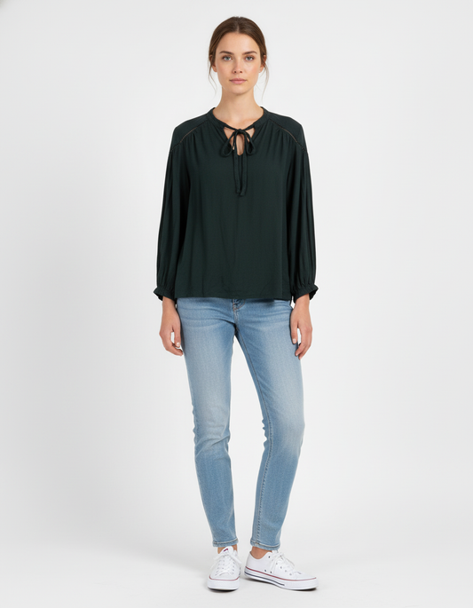 Blouse vert foncé - Taille S/36