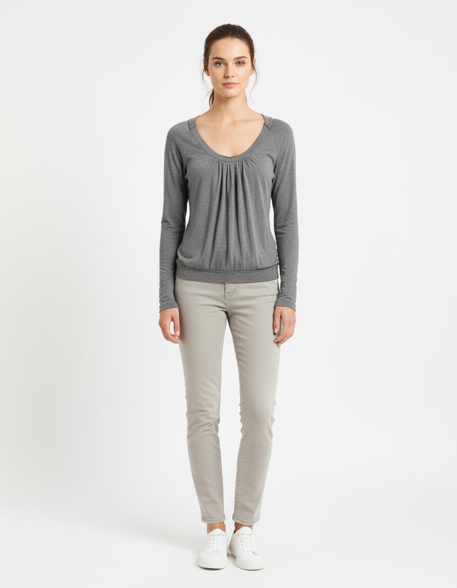 T-shirt gris - Taille S/36