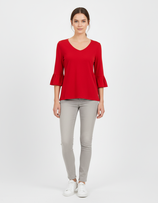 Top rouge - Taille S/36
