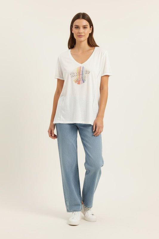 Tee-shirt Blanc - Taille M/38