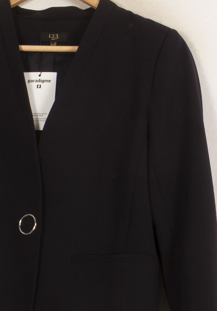 Veste De Tailleur Bleue - Taille M/38