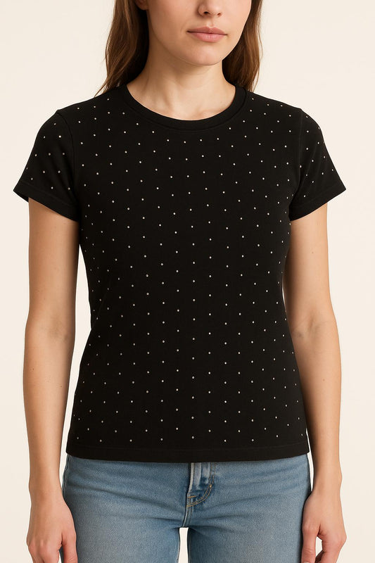 T-shirt Noir - Taille XS/34