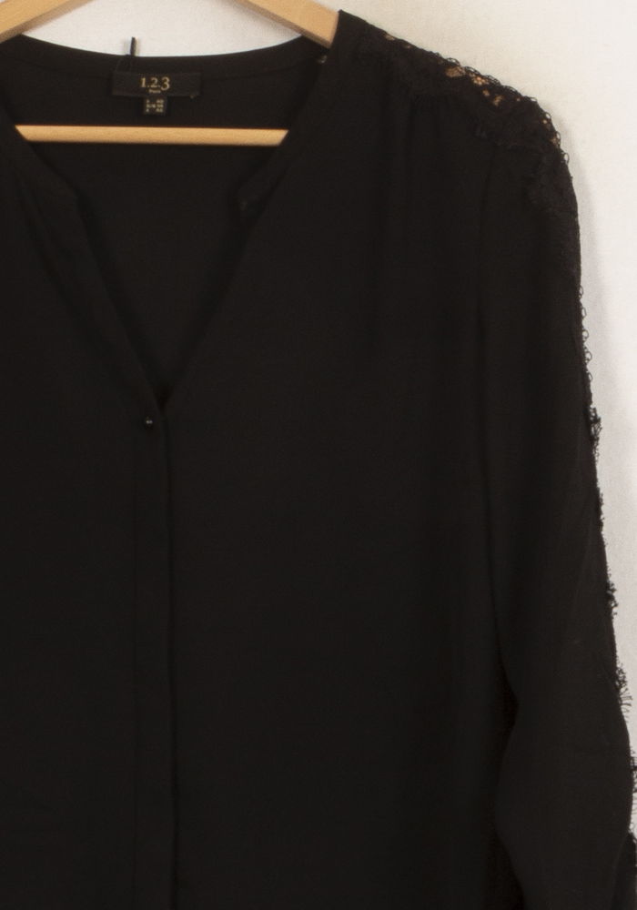 Blouse Noire - Taille L/40
