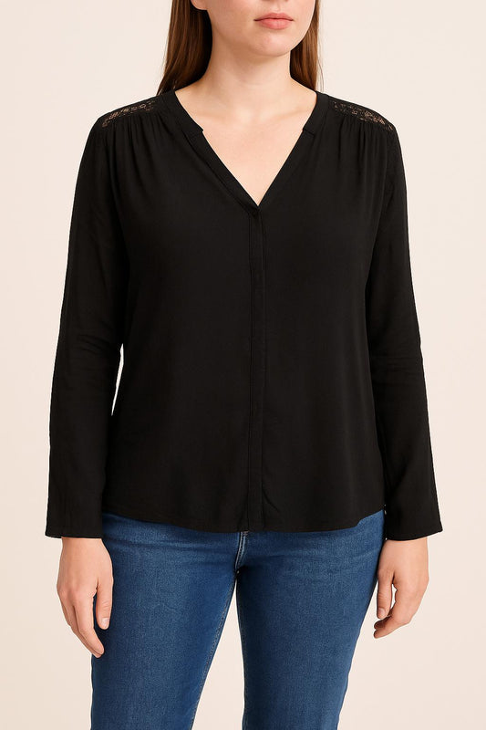 Blouse Noire - Taille L/40