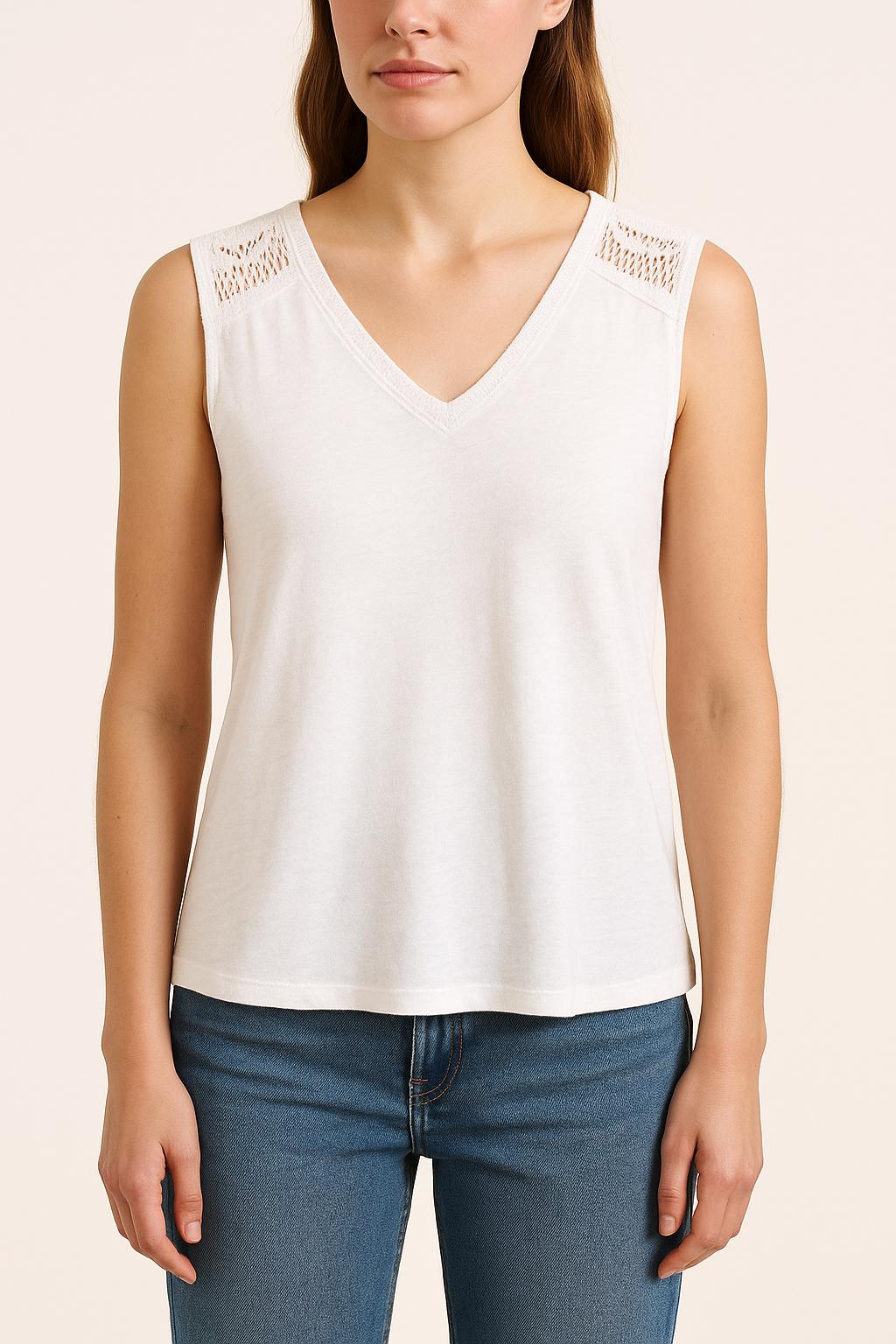 Débardeur Blanc - Taille S/36