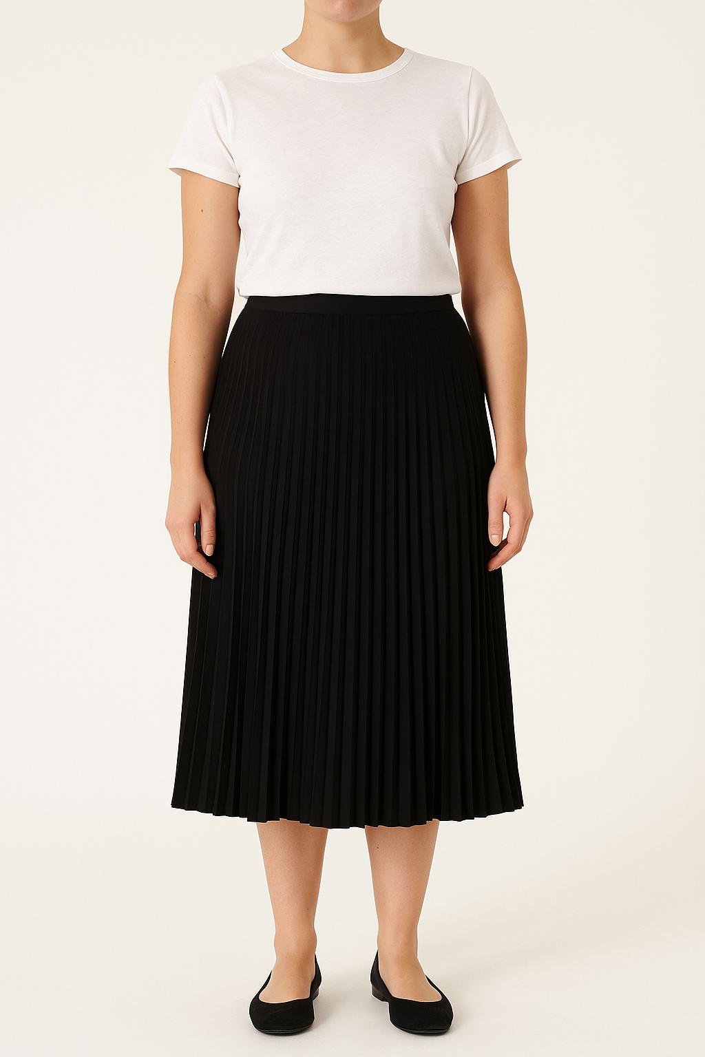 Jupe Plissée Noire - Taille XL/42