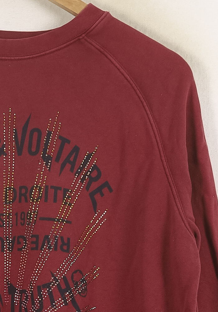 Sweat-shirt Bordeaux - Taille M/38