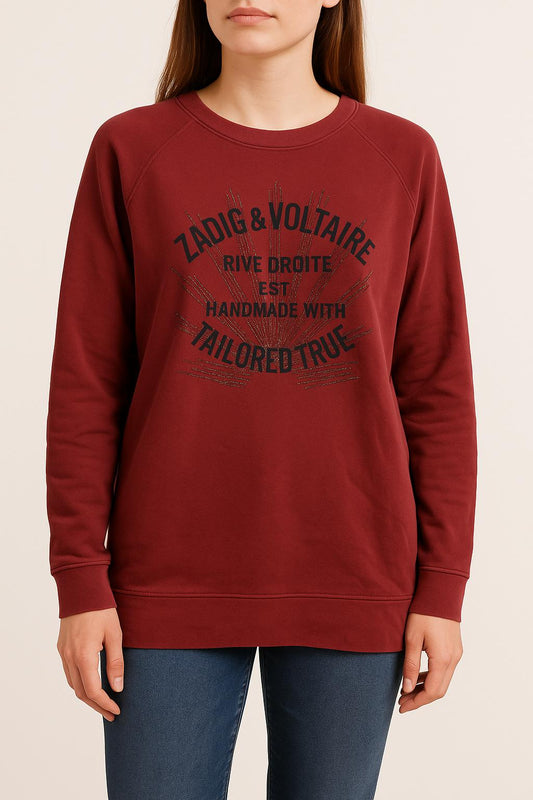 Sweat-shirt Bordeaux - Taille M/38