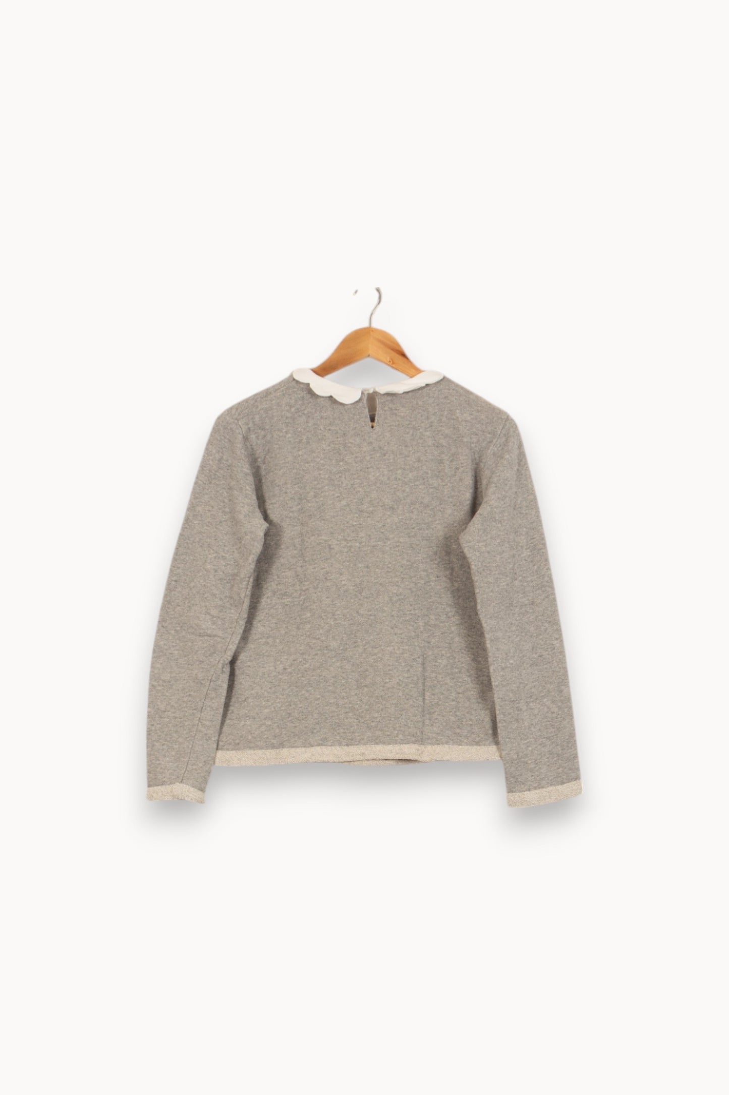 Pull Gris et Blanc - Taille S/36