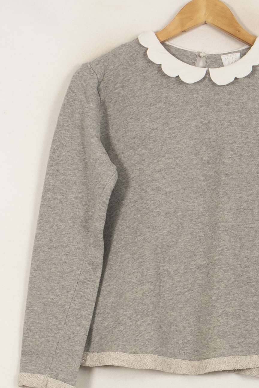 Pull Gris et Blanc - Taille S/36