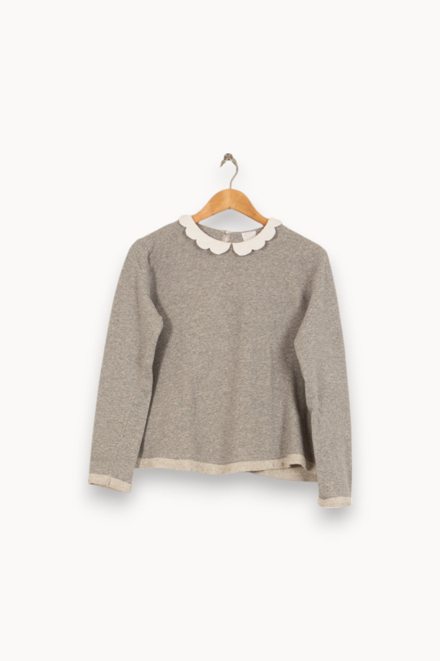 Pull Gris et Blanc - Taille S/36