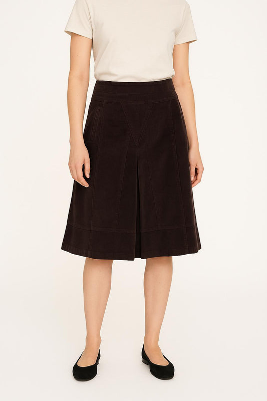 Jupe Plissée Grise - Taille M/38