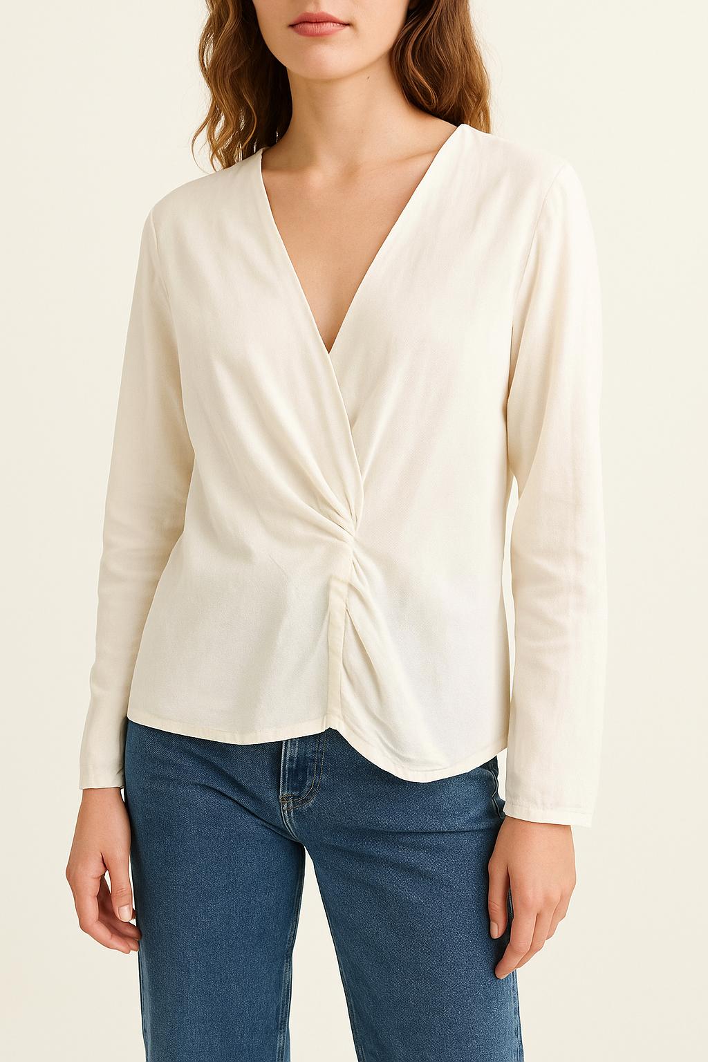 Blouse Beige - Taille M/38