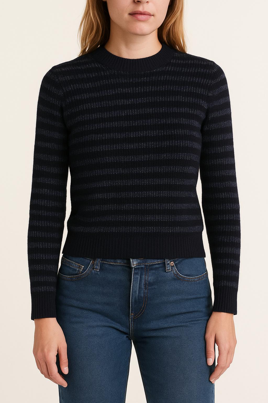 Pull Bleu et Noir - Taille M/38
