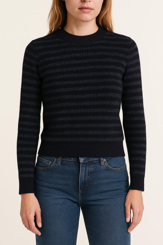 Pull Bleu et Noir - Taille M/38