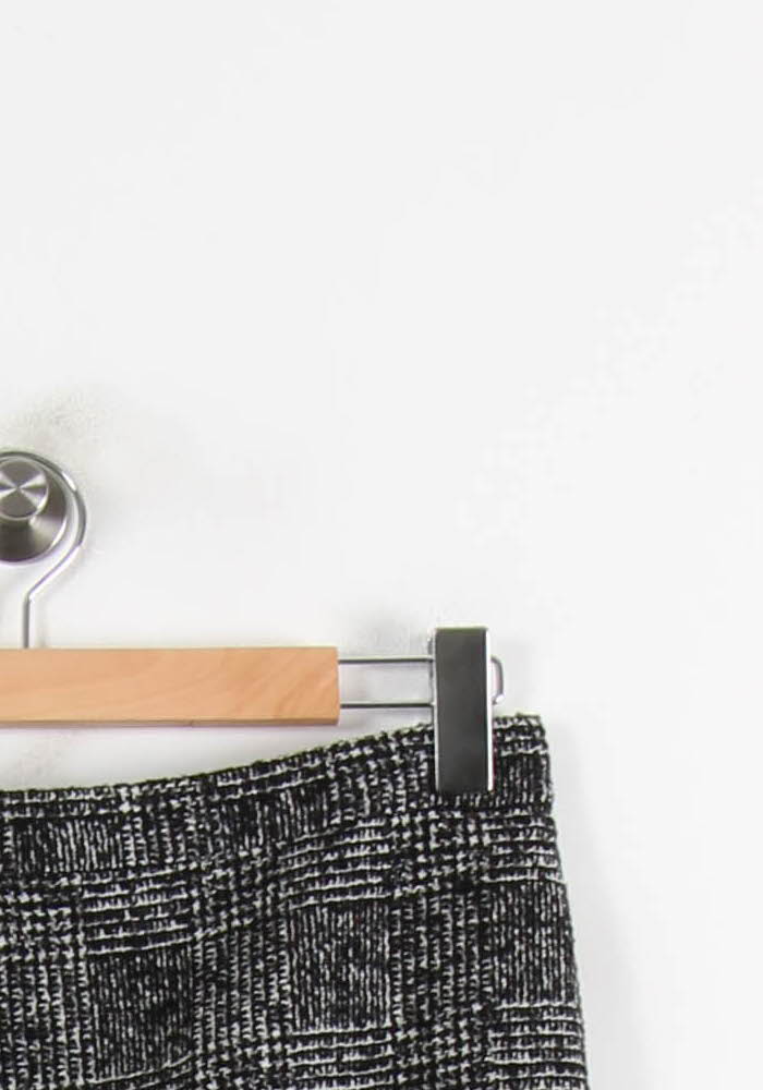 Jupe Droite Grise - Taille M/38