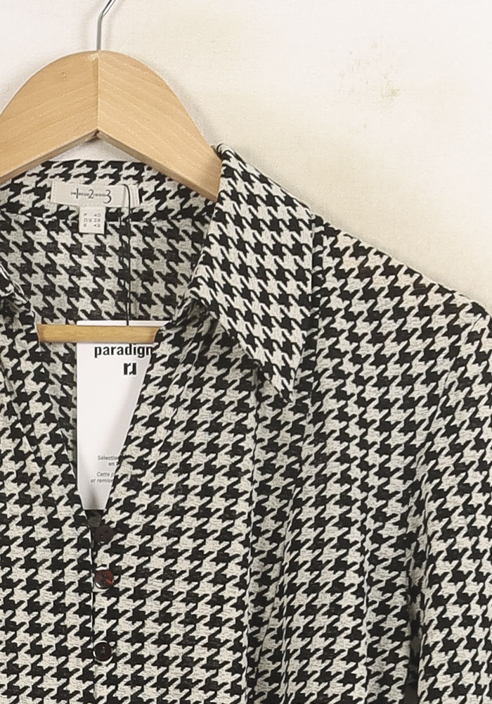 Chemise Noir et Blanche - Taille L/40