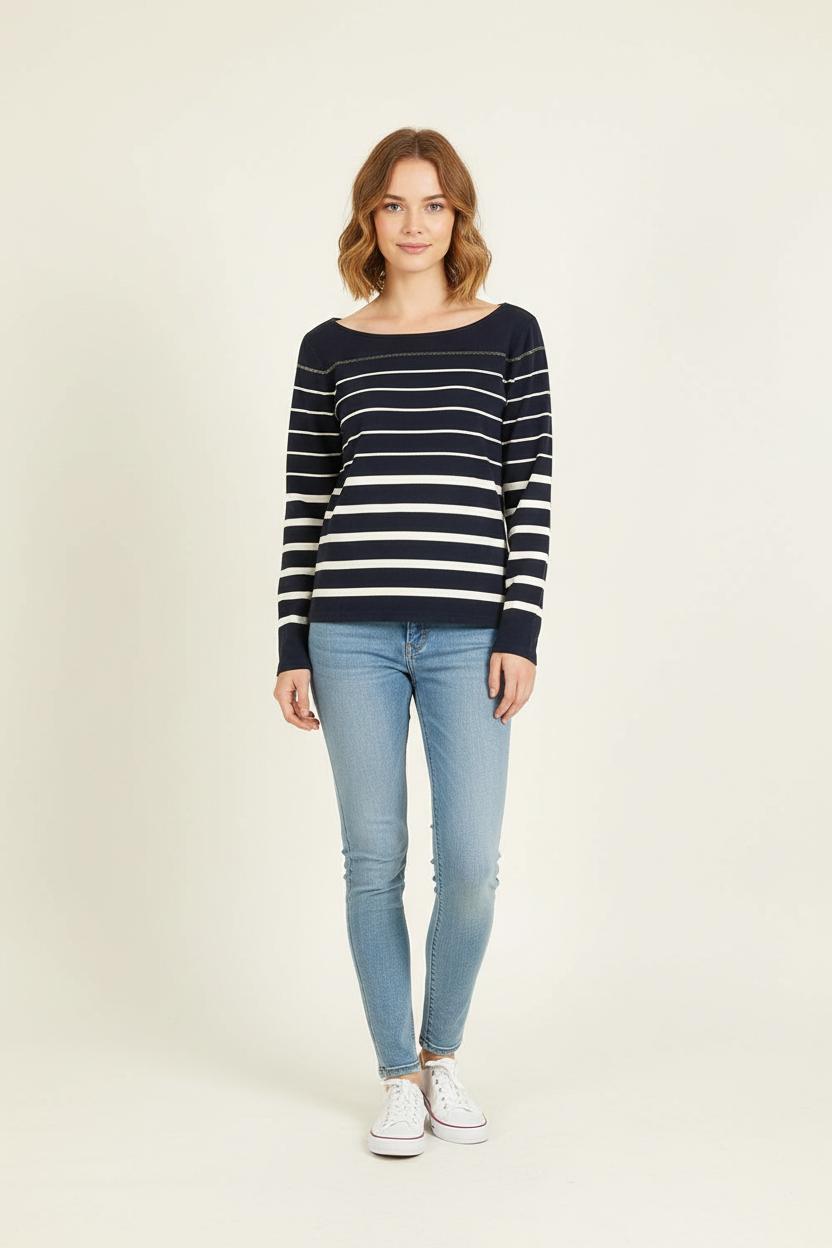 Marinière Bleu et Blanc - Taille M/38